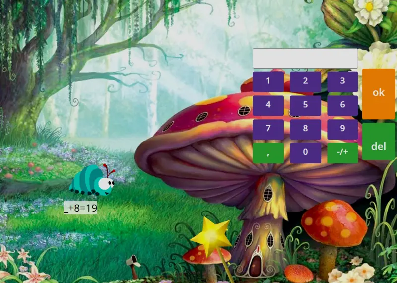 Gyakorló játék a 1. osztályos matek tananyagban