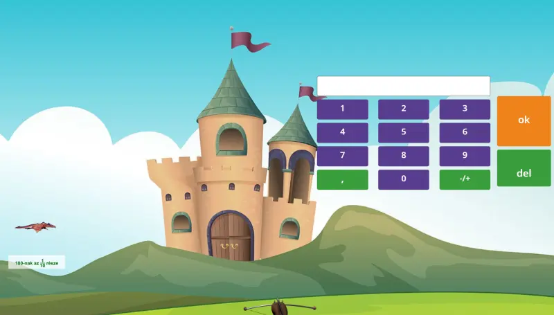 Gyakorló játék a 4. osztályos matek tananyagban (százas átlépés)