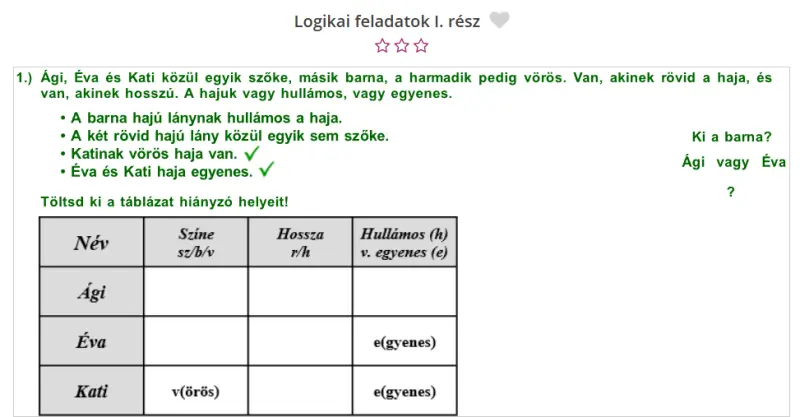 Képernyőfotó a 8. osztályos Matek Oázis interaktív tananyagból 