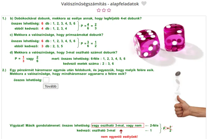 Képernyőfotó a 10. osztályos Matek Oázis interaktív tananyagból 