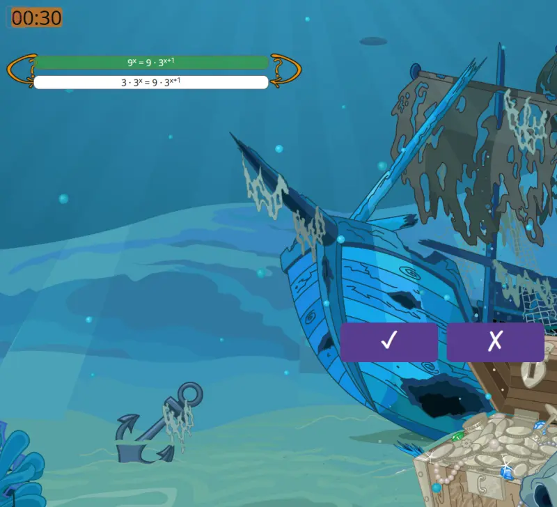 Gyakorló játék a 11. osztályos matek tananyagban