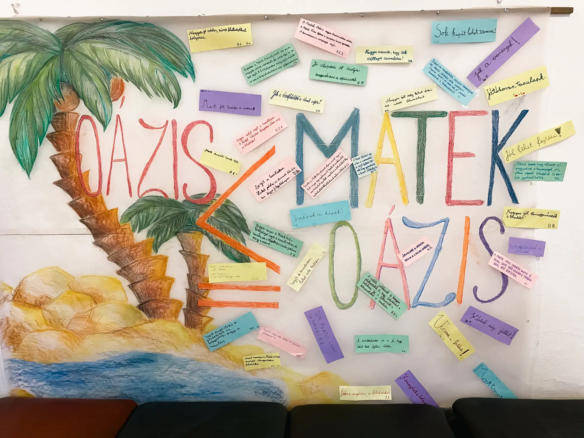 Letkési iskola által készített Matek Oázis molino