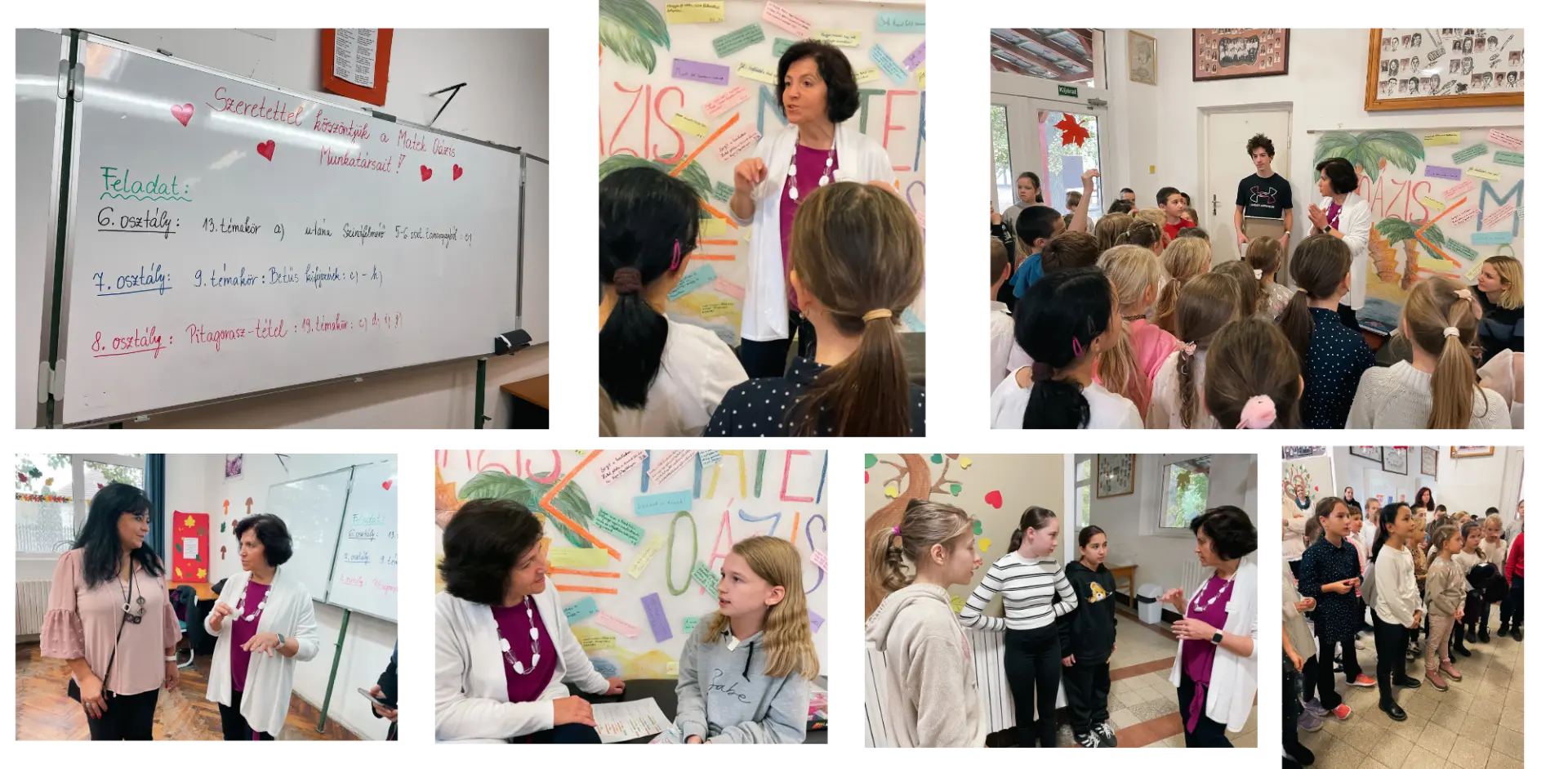 Pillanatképek a Matek Oázis letkési iskolába tett látogatásáról