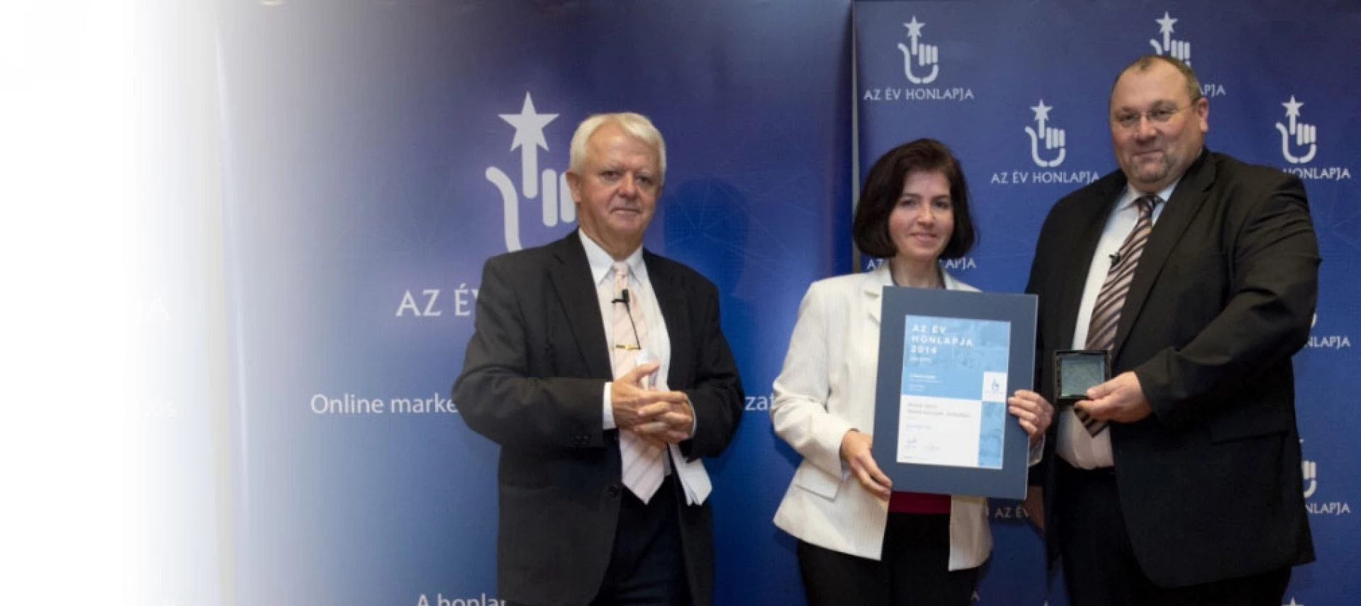 Év honlapja 2014 Oklevél