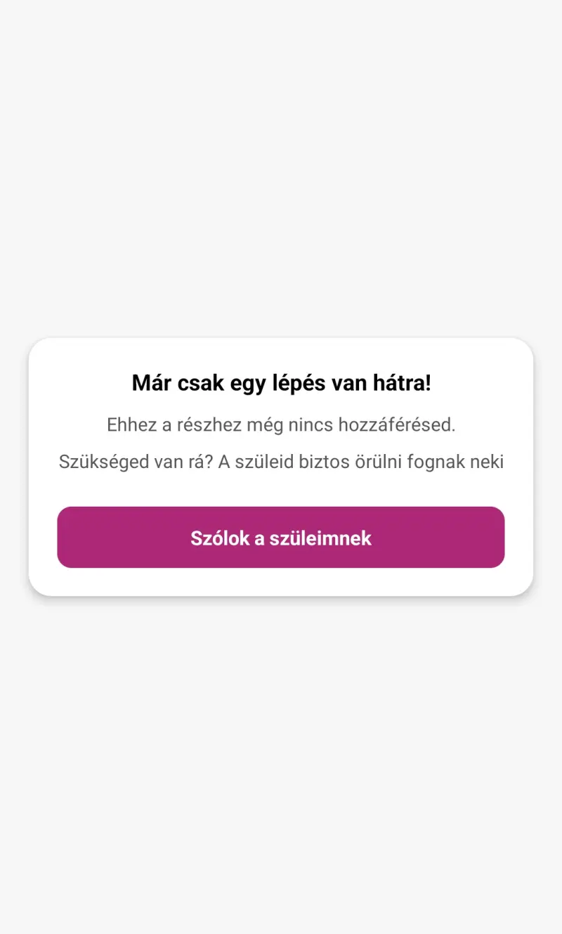 Kép A Matek Oázis applikációból: A lejátszó is segít, ha nincs hozzáférés, kiírja ezt