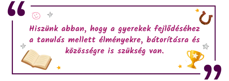 Idézet a gyerekek sikerélményéről és önbizalmáról