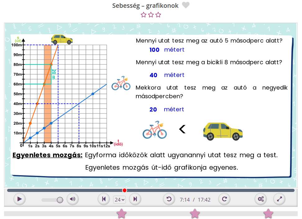 Képernyőfotó a 5. osztályos Matek Oázis interaktív tananyagból 
