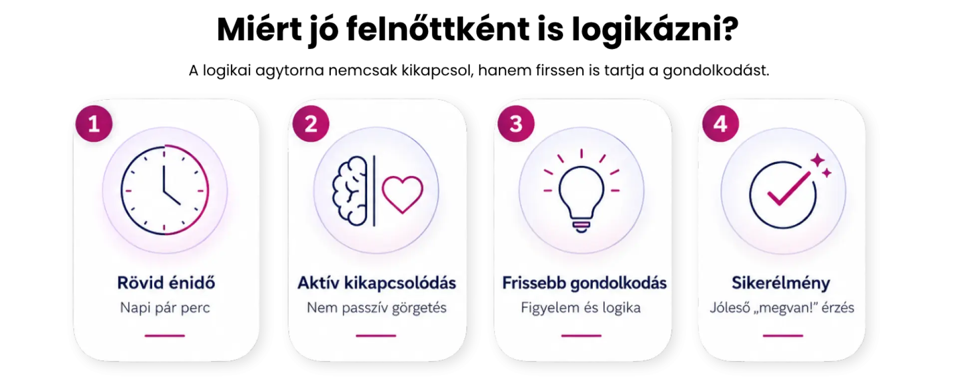 Miért jó felnőttként is logikázni? Logikai agytorna előnyei
