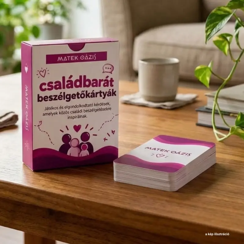 Matek Oázis családbarát beszélgetőkártyák