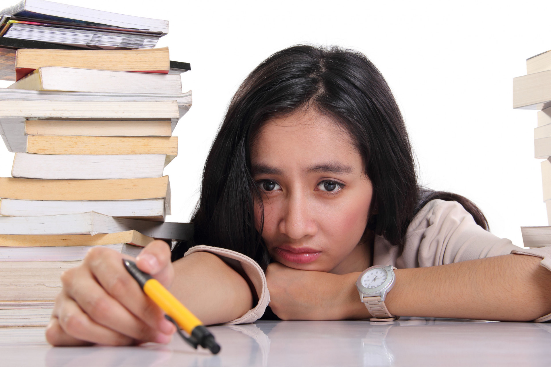 A matekérettségi stresszes vizsgahelyzet.