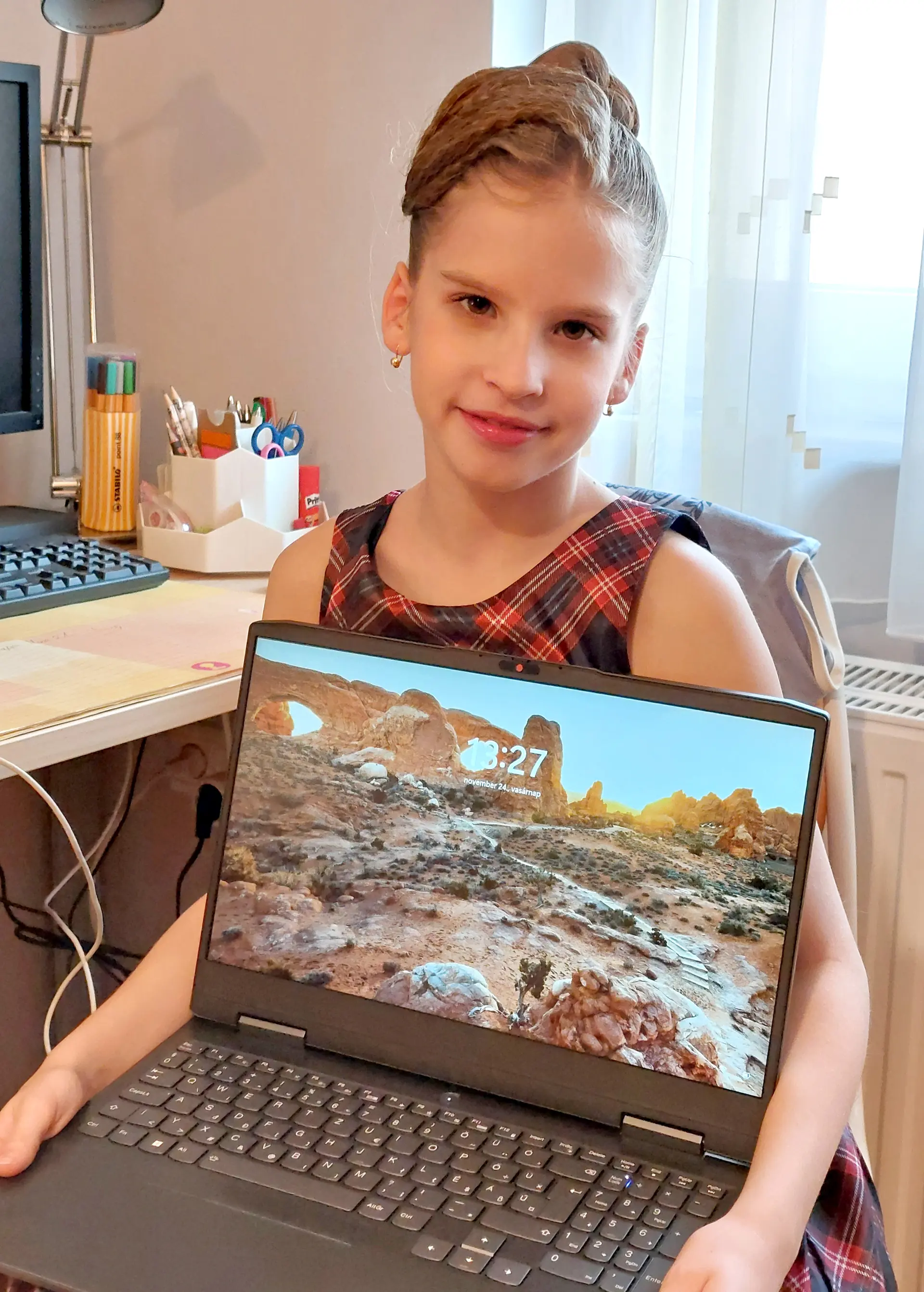 Galántai Veronika, tanuló